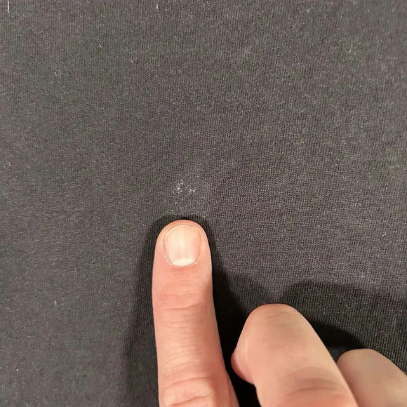 Zara Blouse Women's Medium Solid Black Short Sleeve 100% Cotton - Picture 9 of 9